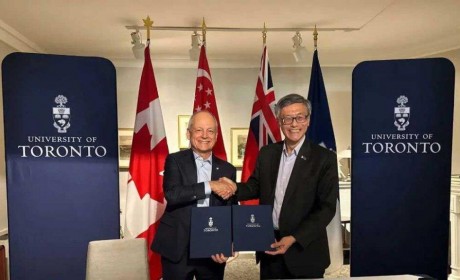 新加坡国立大学与加拿大多伦多大学签署校级合作协议