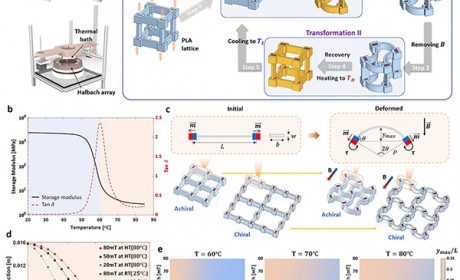上海交通大学密西根学院教师Jaehyung Ju课题组提出磁-热力可重新编程机械超材料设计