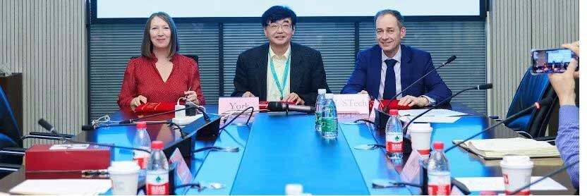 加拿大约克大学与中国南方科技大学达成新合作协议